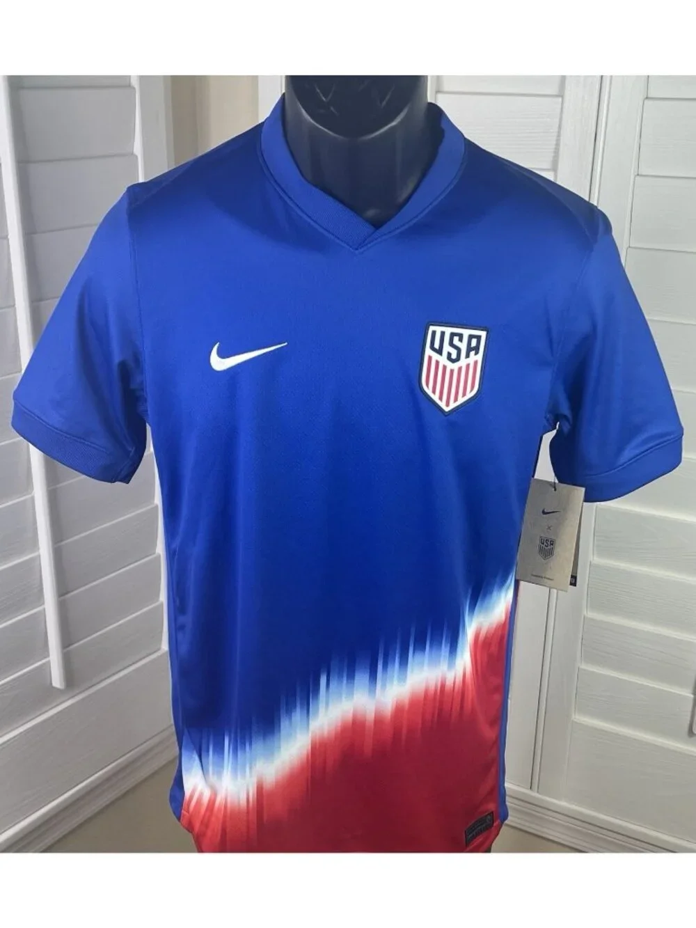 Nike USA 2024 Stadium Away “Sash” Soccer Jersey - FJ4373-417 - Kids XL - NWT $80
